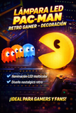 LÁMPARA LED PAC-MAN RETRO GAMER – DECORACIÓN