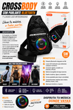 CROSSBODY CON PARLANTE BLUETOOTH