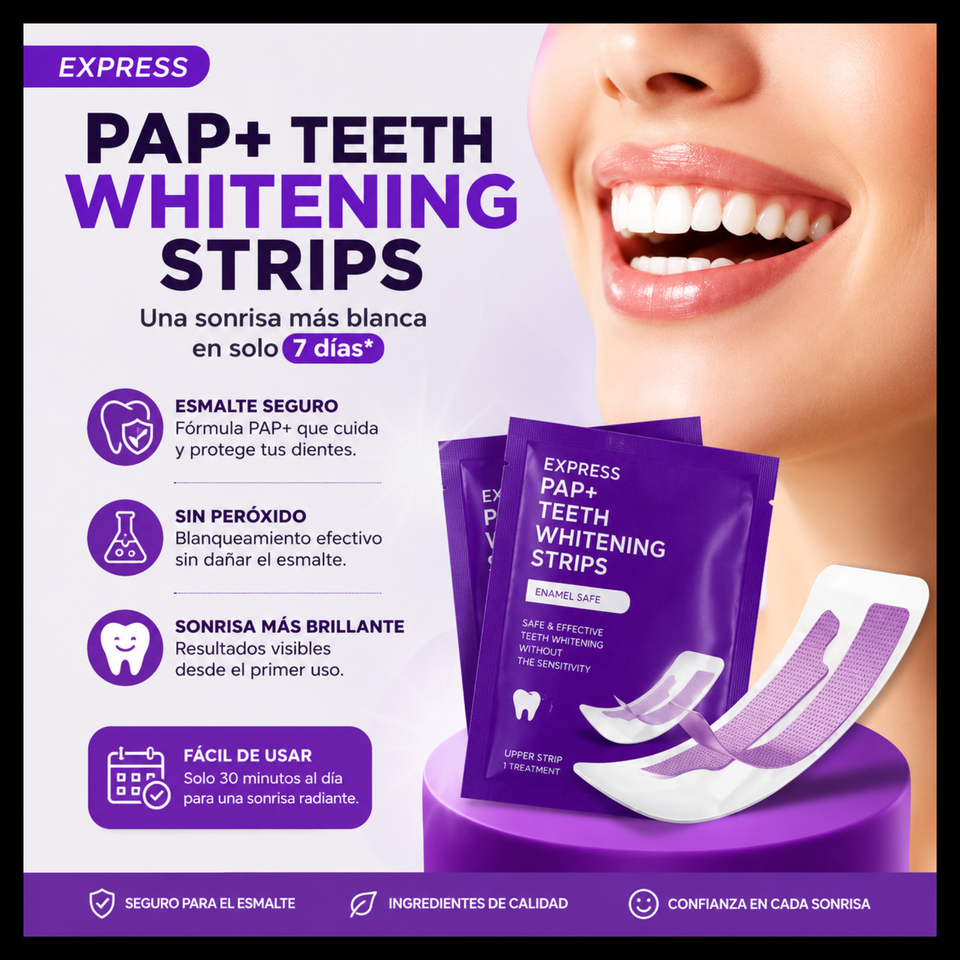 CINTAS BLANQUEADORAS DENTALES 7D WHITE