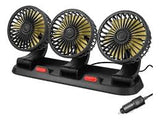 VENTILADOR TRIPLE CABEZA PARA AUTO