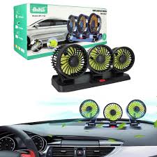 VENTILADOR TRIPLE CABEZA PARA AUTO