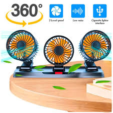 VENTILADOR TRIPLE CABEZA PARA AUTO